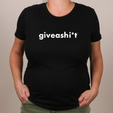 Giveashi*t logo t-shirt (women's cut)