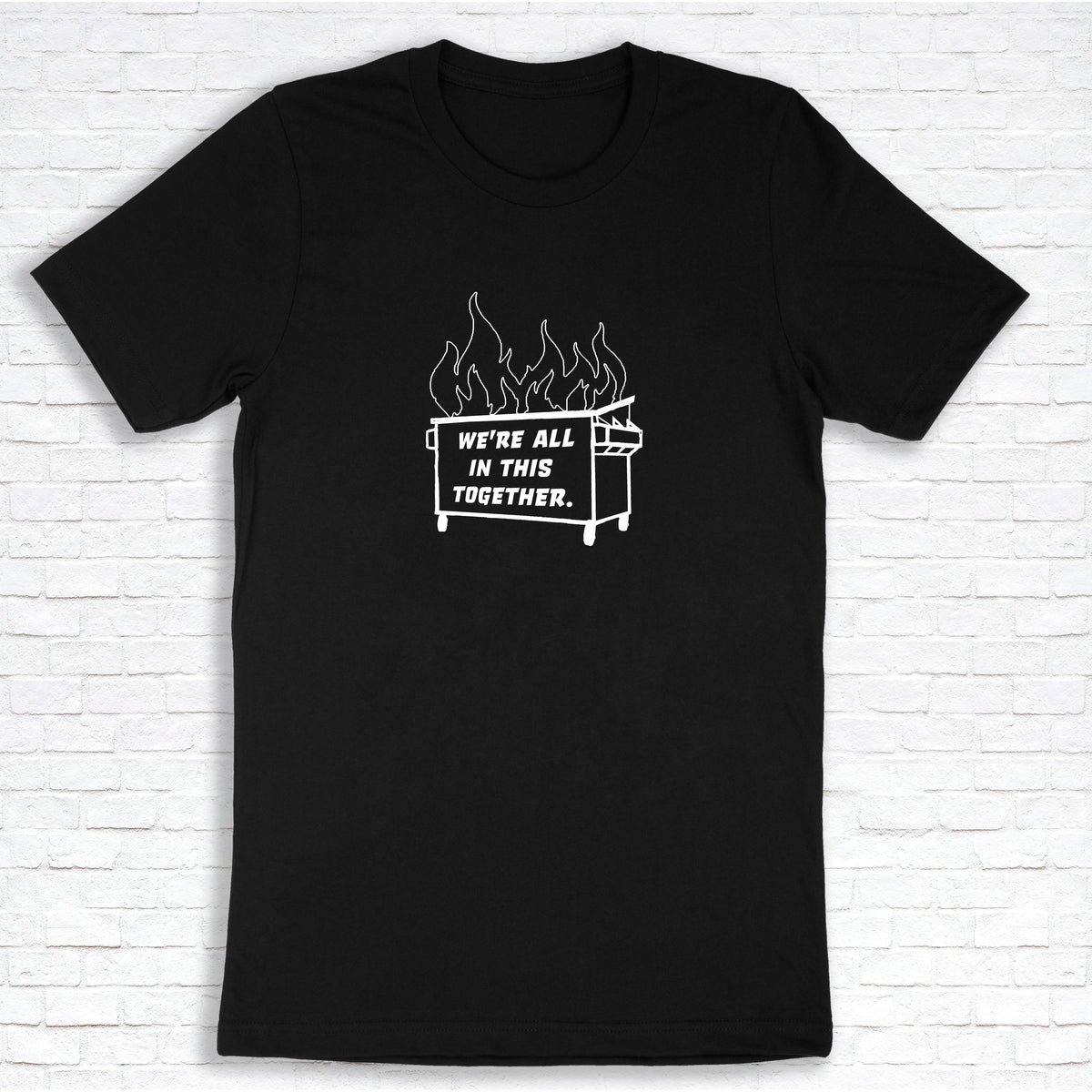 Dumpster Fire Shirt Small