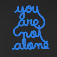 You Are Not Alone by Matthew Hoffman - Crewneck Sweatshirt