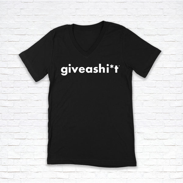 Giveashi*t Logo tee - vneck