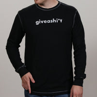 GIVEASHI*T logo thermal long sleeve T-shirt