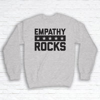 Empathy Rocks by Scot Westwater - Crew Neck Sweatshirt